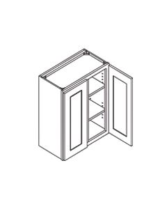 36 inch HEIGHT WALL CABINETS-2 Door-Shaker White