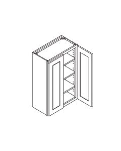 42 inch HEIGHT WALL CABINETS-2 Door-Shaker White